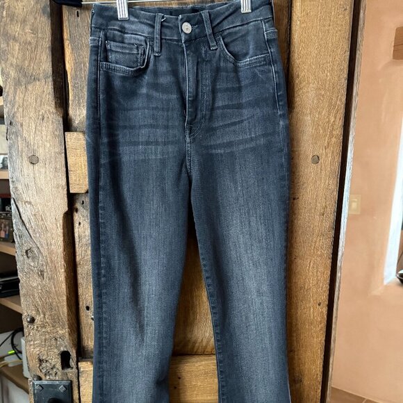 7 For All Mankind Denim - 7 for All Mankind High Waisted Flare Jeans - Sz 26 Black